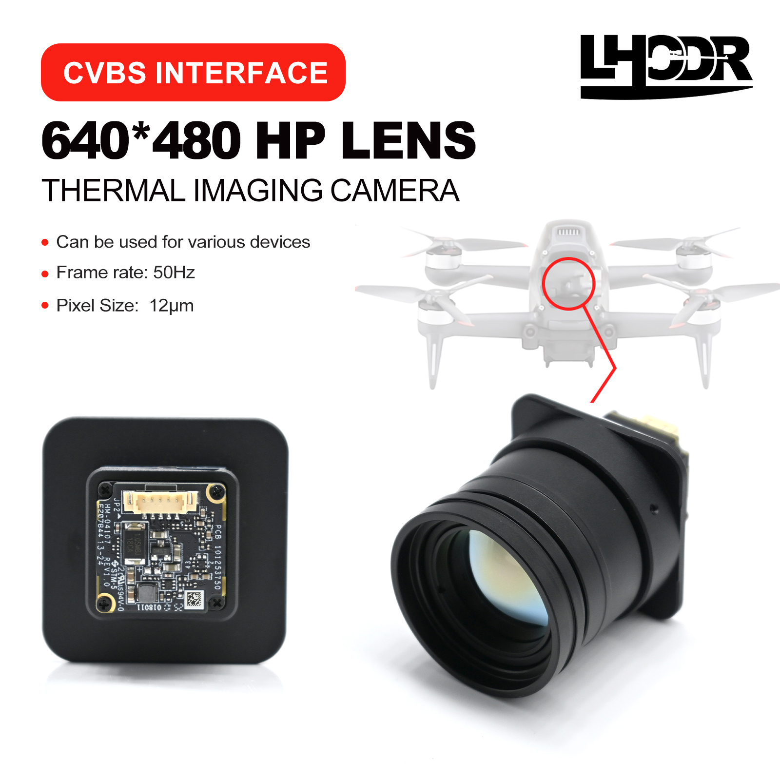 30mm 640x480 pix Drone thermal - Fpv Drone Kit review and price
