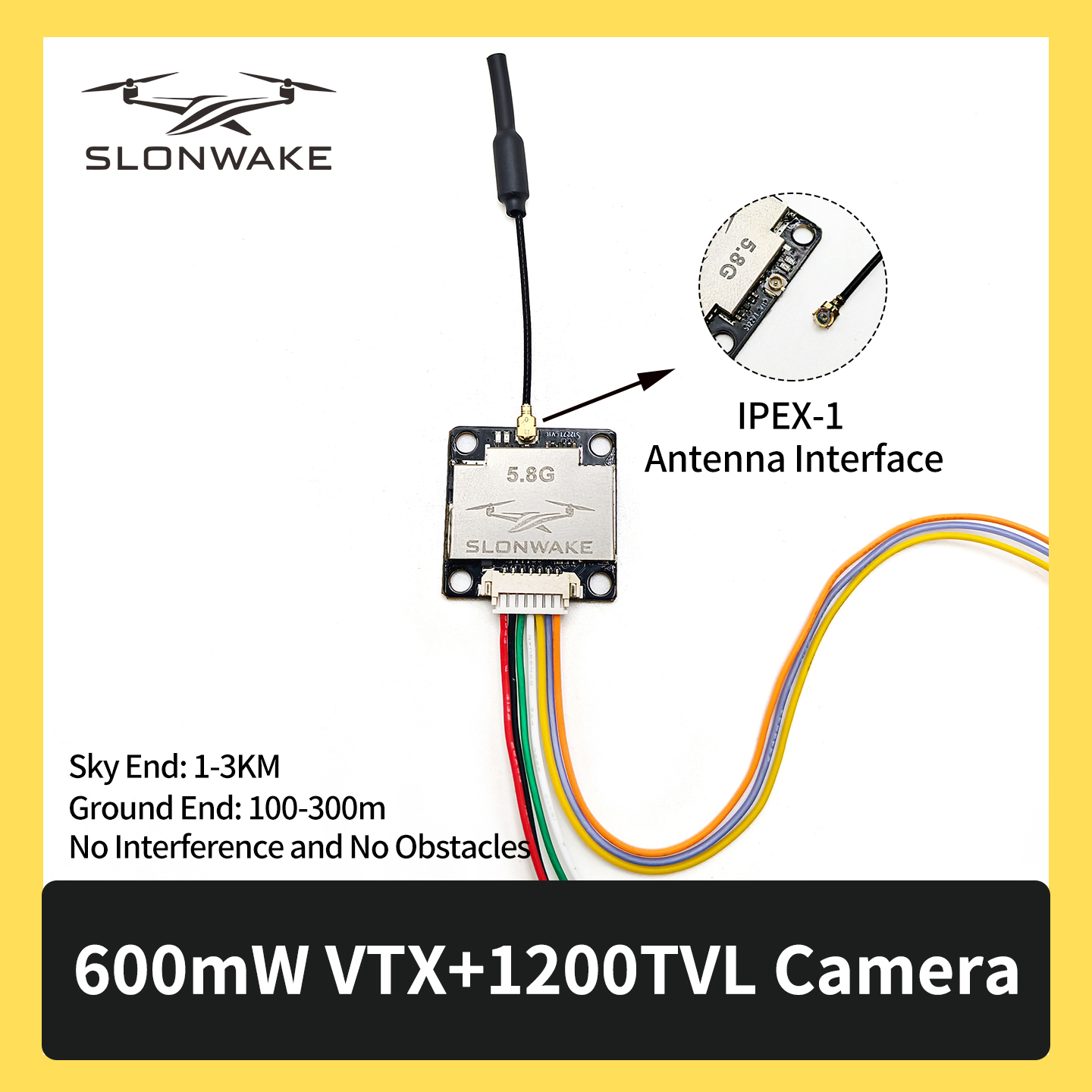 SLONWAKE 5.8G 600mW 7-24V FPV  - Fpv Drone Transmitter review and price