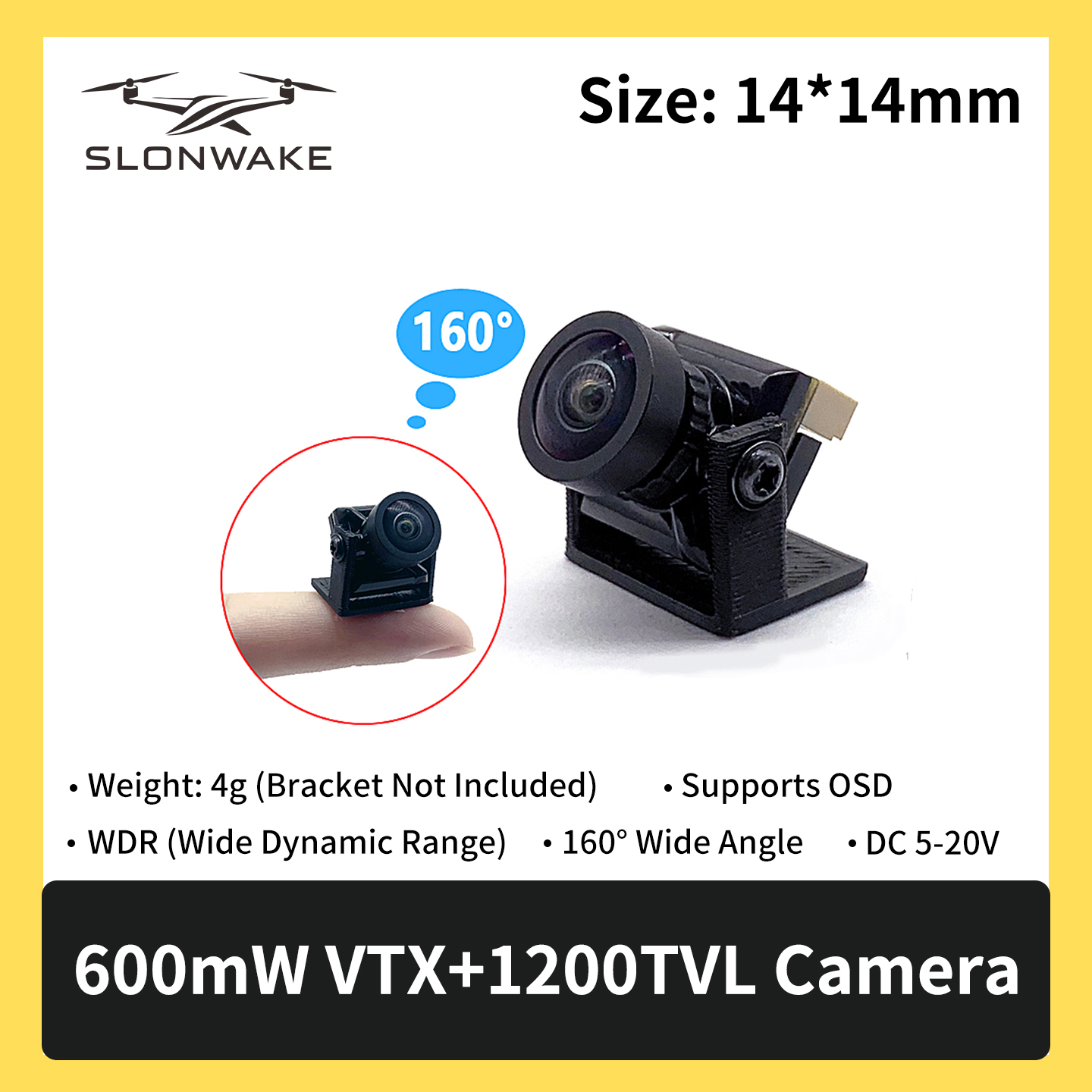 SLONWAKE 5.8G 600mW 7-24V FPV  - Fpv Drone Transmitter review and price