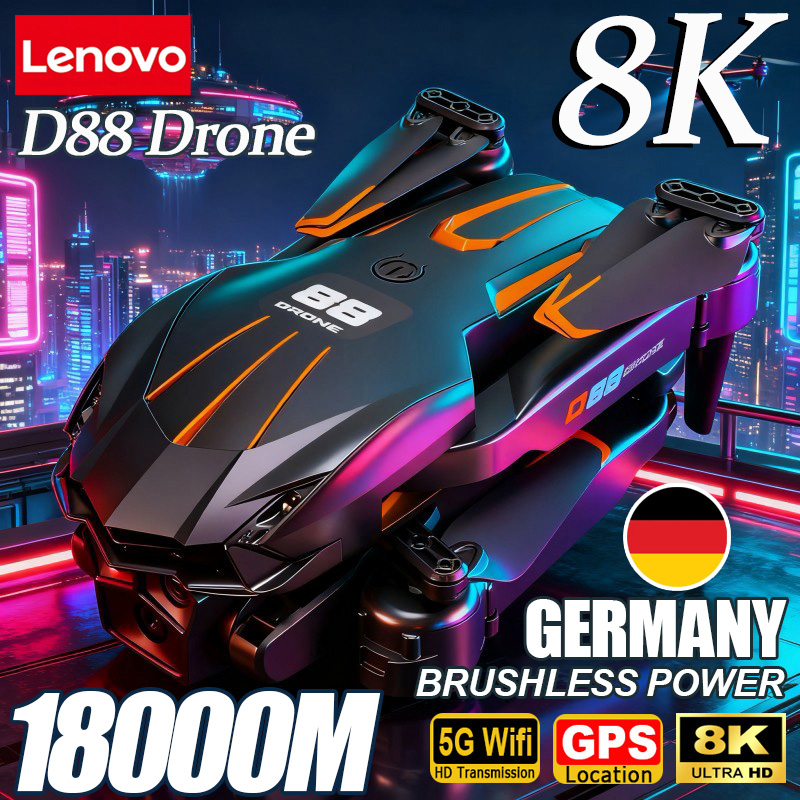 Lenovo D88 Drone 8K Aerial HD  - Fpv Drone Charger review and price
