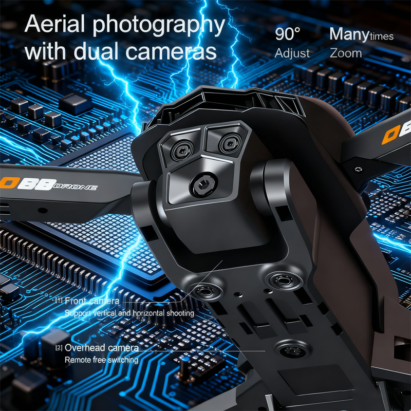Lenovo D88 Drone 8K Aerial HD  - Fpv Drone Charger review and price