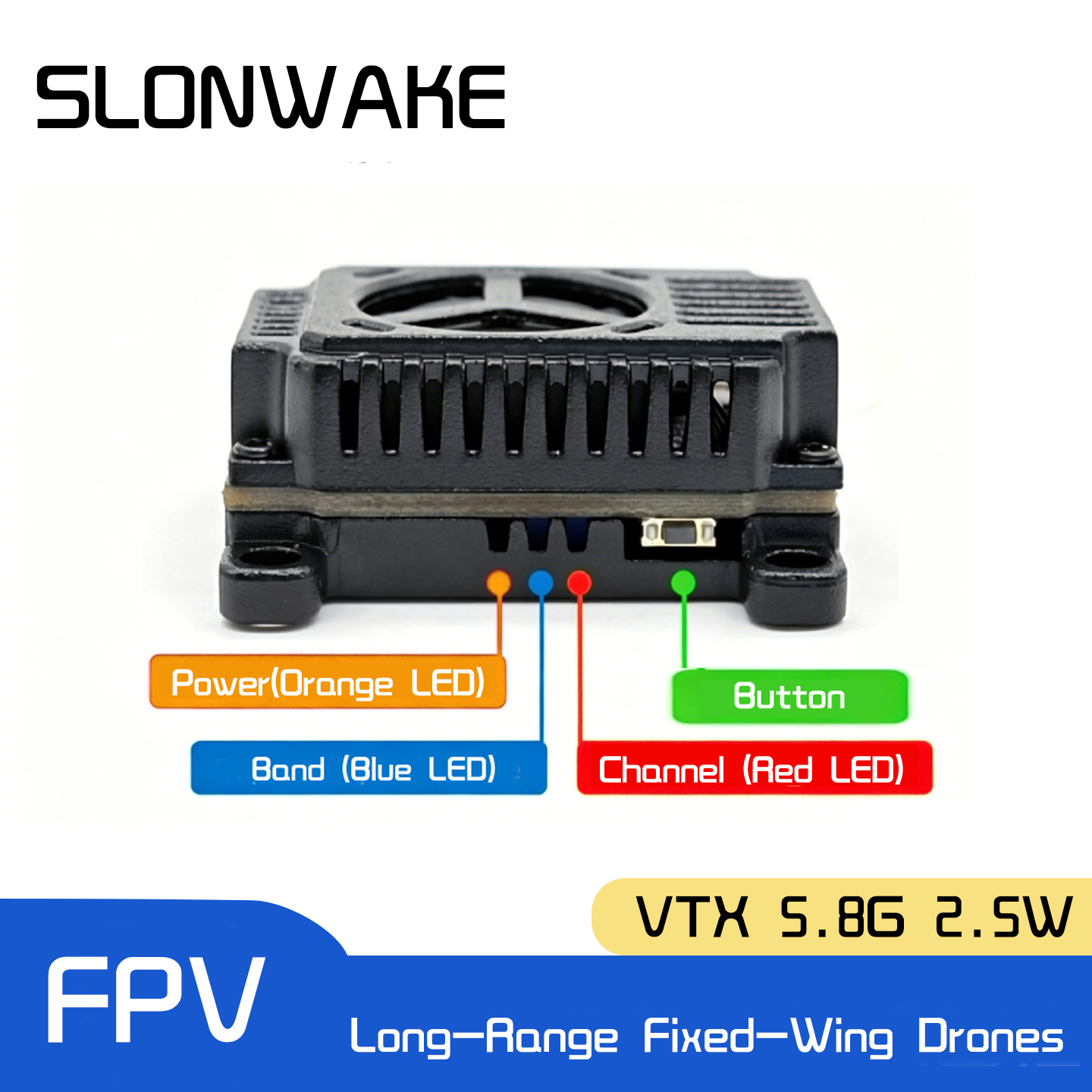SLONWAKE 5.8G 48CH FPV Transmi - Fpv Drone Transmitter review and price